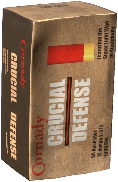 Box of 12ga 00 buckshot shells, 10 rounds