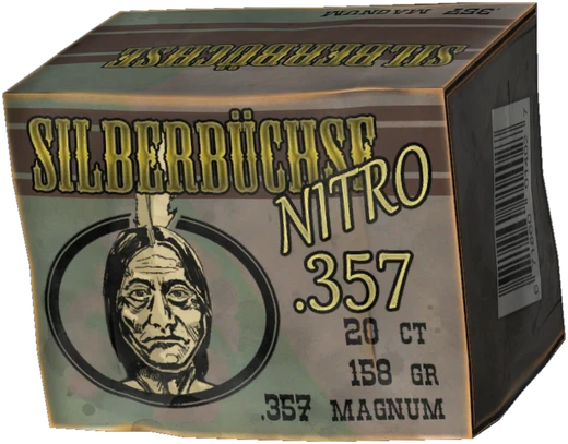 357 Ammo — DayZ .357 ammo box (20 rounds), shown with its real game graphic; the package holds 20 boxes