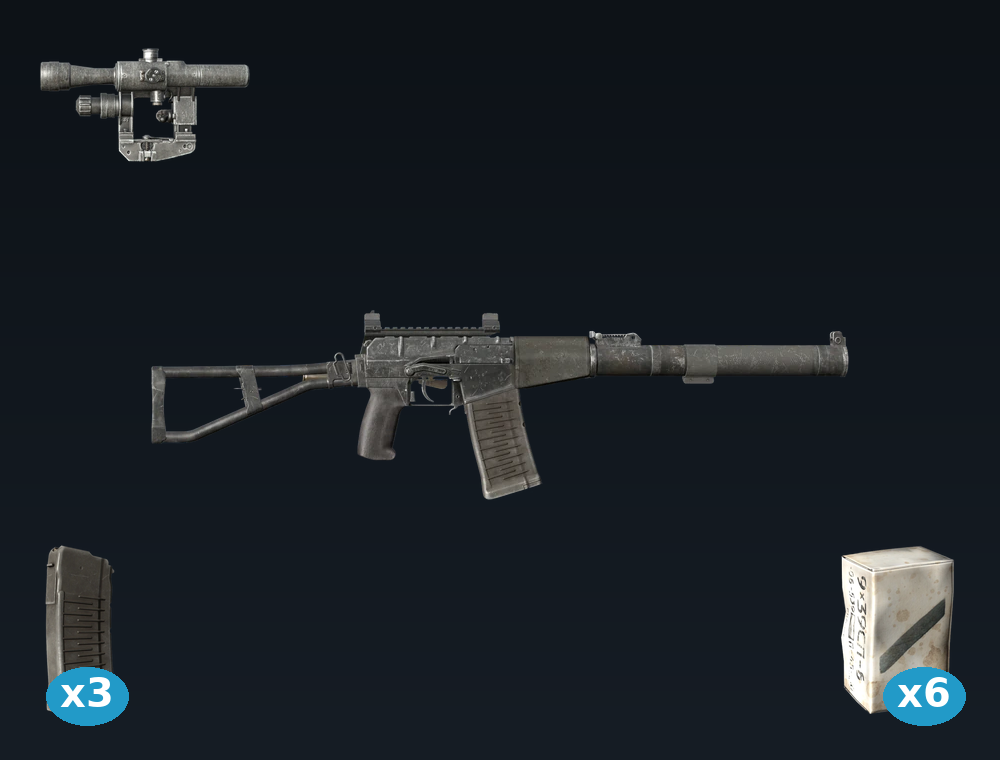 AS VAL — DayZ ASVAL package, shown with its real game graphic