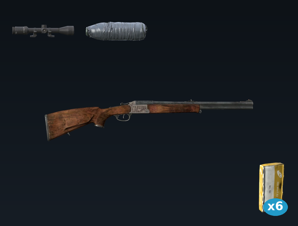 Blaze — DayZ B95 package, shown with its real game graphic