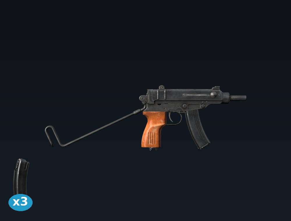 CR-61 Skorpion — DayZ CZ61 package, shown with its real game graphic