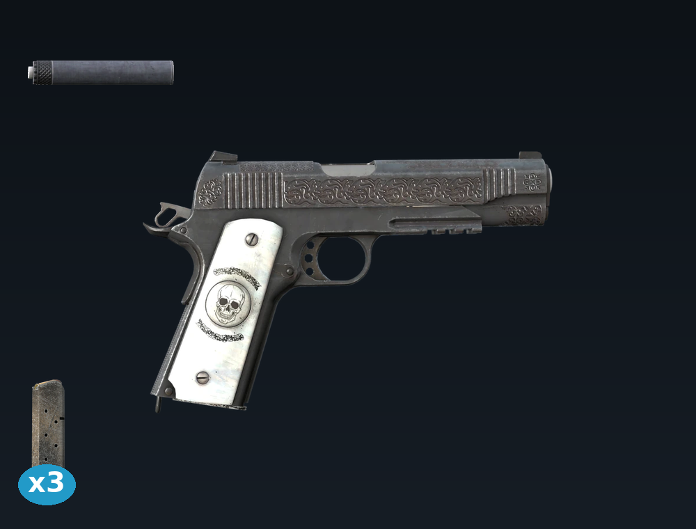 Engraved M1911 — DayZ Engraved1911 package, shown with its real game graphic