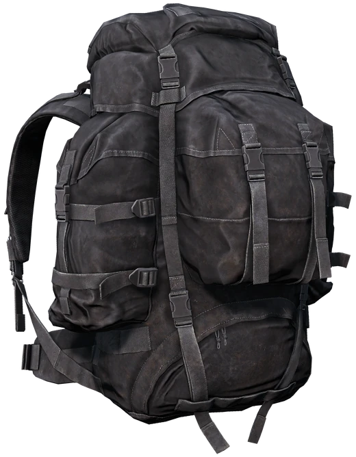 Field Backpack Black — DayZ Attack2 Bag in black, shown with its real game graphic