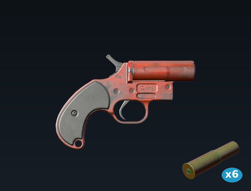 Flare Gun — DayZ Flaregun package, shown with its real game graphic