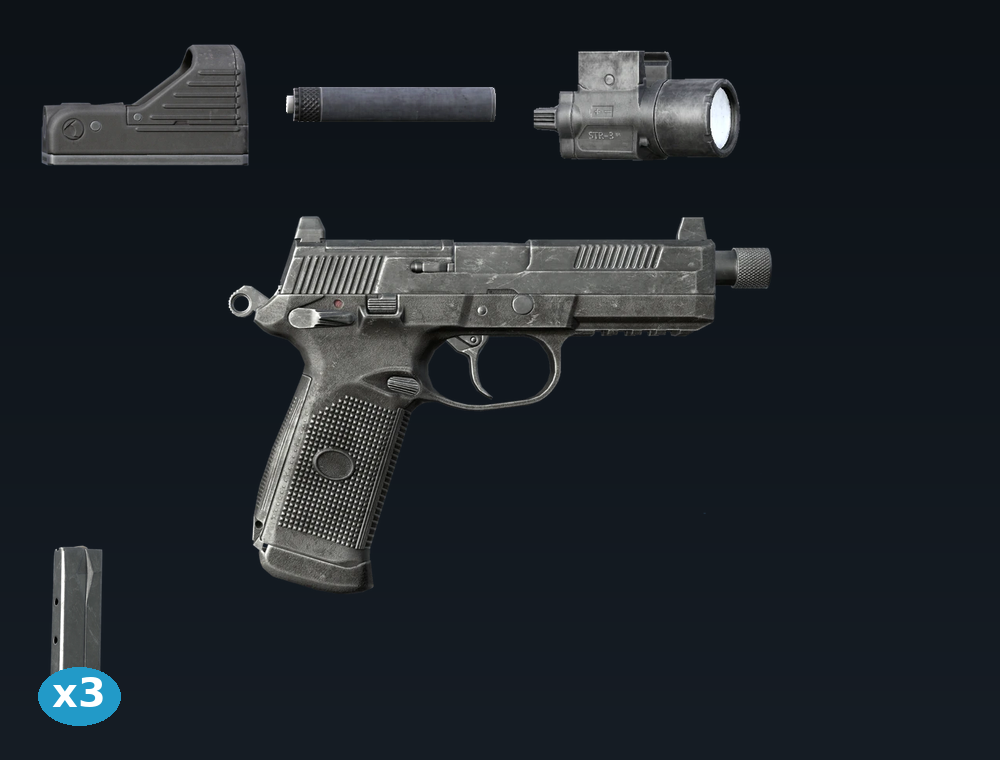 FX-45 — DayZ FNX45 package, shown with its real game graphic