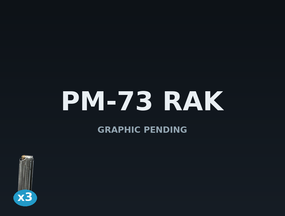 PM-73 Rak — DayZ PM73Rak package, shown with its real game graphic