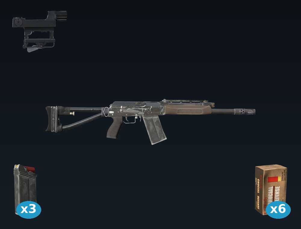 Saiga-12K — DayZ Saiga package, shown with its real game graphic