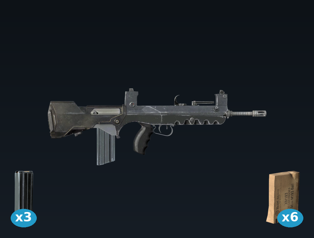 Sawed-off FAMAS — DayZ SawedoffFAMAS package, shown with its real game graphic