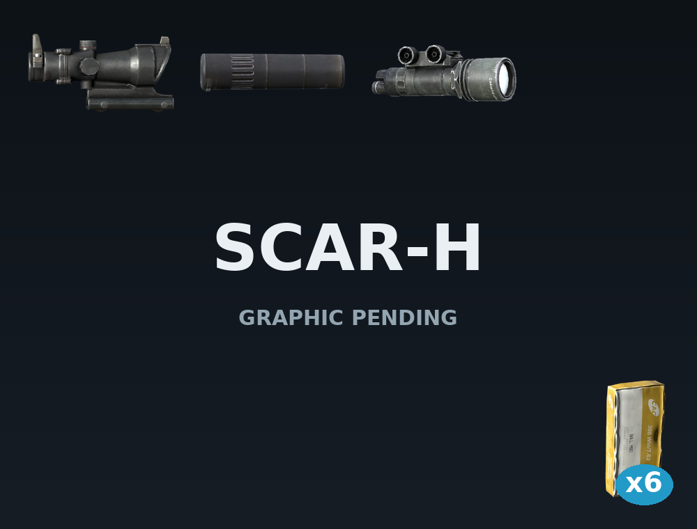 SCAR-H — DayZ SCARH package, shown with its real game graphic