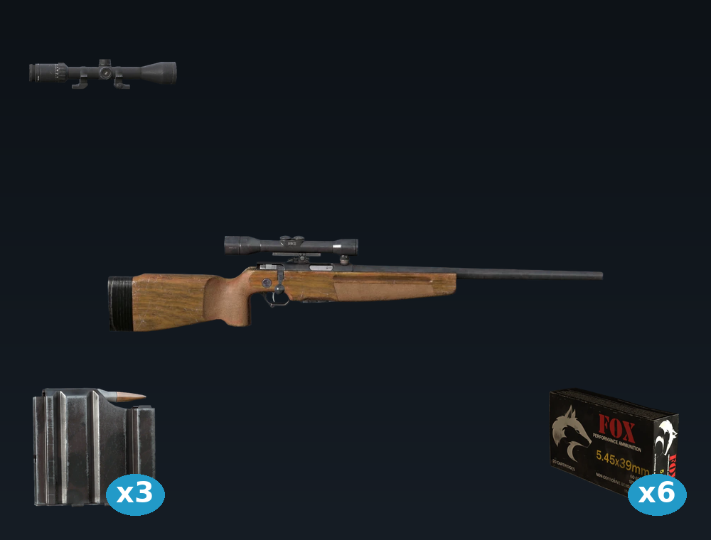 SSG 82 — DayZ SSG82 package, shown with its real game graphic